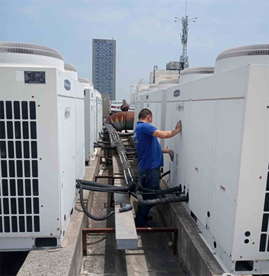 宁化中央空调制热和不制冷系统维修方法